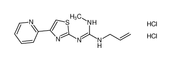 (E)-1-allyl-3-methyl-2-(4-(pyridin-2-yl)thiazol-2-yl)guanidine dihydrochloride CAS:96739-98-9 manufacturer & supplier