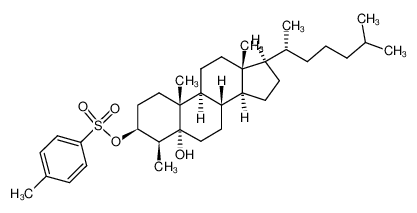 3β-(Toluol-sulfonyl-(4)-oxy)-4β-methyl-5α-cholestanol-(5) CAS:96744-46-6 manufacturer & supplier