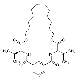 (4S,21S)-4,21-Diisopropyl-6,19-dioxa-3,22,26-triaza-bicyclo[22.3.1]octacosa-1(27),24(28),25-triene-2,5,20,23-tetraone CAS:96747-38-5 manufacturer & supplier