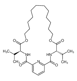 (4S,21S)-4,21-Diisopropyl-6,19-dioxa-3,22,28-triaza-bicyclo[22.3.1]octacosa-1(27),24(28),25-triene-2,5,20,23-tetraone CAS:96747-73-8 manufacturer & supplier