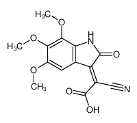 Cyano-[5,6,7-trimethoxy-2-oxo-1,2-dihydro-indol-(3E)-ylidene]-acetic acid CAS:96749-26-7 manufacturer & supplier