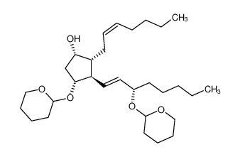 (1S,2R,3R,4R)-2-((Z)-hept-2-en-1-yl)-4-((tetrahydro-2H-pyran-2-yl)oxy)-3-((3S,E)-3-((tetrahydro-2H-pyran-2-yl)oxy)oct-1-en-1-yl)cyclopentan-1-ol CAS:96752-63-5 manufacturer & supplier