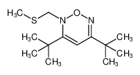 2H-1,2,6-Oxadiazine, 3,5-bis(1,1-dimethylethyl)-2-[(methylthio)methyl]- CAS:96759-02-3 manufacturer & supplier