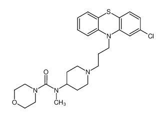 morpholine-4-carboxylic acid {1-[3-(2-chloro-phenothiazin-10-yl)-propyl]-piperidin-4-yl}-methyl-amide CAS:96761-81-8 manufacturer & supplier