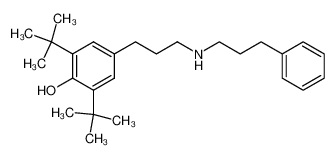 2,6-Di-tert-butyl-4-[3-(3-phenyl-propylamino)-propyl]-phenol CAS:96764-58-8 manufacturer & supplier