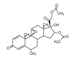 16α,21-Diacetoxy-9β,11β-oxido-17α-hydroxy-6α-methyl-pregnadien-(1,4)-dion-(3,20) CAS:96765-40-1 manufacturer & supplier