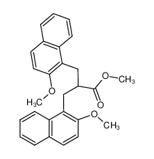 Bis-(2-methoxy-naphthyl-(1)-methyl)-essigsaeuremethylester CAS:96765-49-0 manufacturer & supplier