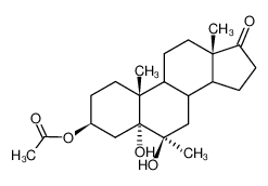 5α,6β-Dihydroxy-3β-acetoxy-6α-methyl-5α-androstanon-(17) CAS:96768-24-0 manufacturer & supplier