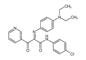 N-(4-chloro-phenyl)-2-(4-diethylamino-phenylimino)-3-oxo-3-pyridin-3-yl-propionamide CAS:96768-72-8 manufacturer & supplier