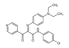 N-(4-chloro-phenyl)-2-(4-diethylamino-phenylimino)-3-oxo-3-pyridin-4-yl-propionamide CAS:96768-73-9 manufacturer & supplier