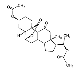 3β,20β-Diacetoxy-6β-hydroxy-11-oxo-5α-pregnan-19-saeure-lacton CAS:96769-40-3 manufacturer & supplier