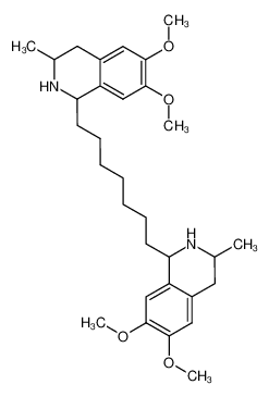 6,7,6',7'-tetramethoxy-3,3'-dimethyl-1,2,3,4,1',2',3',4'-octahydro-1,1'-heptane-1,7-diyl-bis-isoquinoline CAS:96774-26-4 manufacturer & supplier