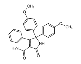 3-Carbamoyl-5,5-bis(4-methoxyphenyl)-4-phenyl-1H-pyrrol-2(5H)-one CAS:96784-40-6 manufacturer & supplier