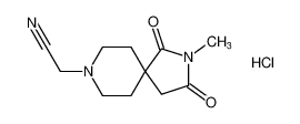 2-(2-methyl-1,3-dioxo-2,8-diazaspiro[4.5]decan-8-yl)acetonitrile hydrochloride CAS:96785-73-8 manufacturer & supplier