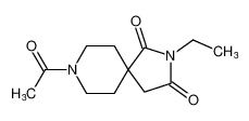 2,8-Diazaspiro[4.5]decane-1,3-dione, 8-acetyl-2-ethyl- CAS:96785-88-5 manufacturer & supplier