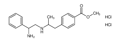 methyl 4-(2-((2-amino-2-phenylethyl)amino)propyl)benzoate dihydrochloride CAS:96788-11-3 manufacturer & supplier