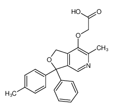 1,3-dihydro-3-phenyl-3-p-toluyl-6-methyl-7-carboxymethoxy-furo-(3,4-c)-pyridine CAS:96788-48-6 manufacturer & supplier