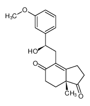 (R)-4-((R)-2-hydroxy-2-(3-methoxyphenyl)ethyl)-7a-methyl-2,3,7,7a-tetrahydro-1H-indene-1,5(6H)-dione CAS:96789-71-8 manufacturer & supplier