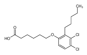 6-(2-Pentyl-3,4-dichlorophenoxy)hexanoic acid CAS:96795-66-3 manufacturer & supplier