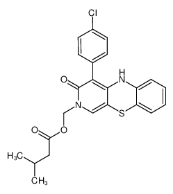 4-(4-chlorophenyl)-2-[(3-methyl-1-oxobutoxy)methyl]-5H-pyrido-[3,4-b][1,4]benzothiazin-3(2H)-one CAS:96798-65-1 manufacturer & supplier