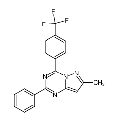 7-Methyl-2-phenyl-4-(4-(trifluoromethyl)phenyl)pyrazolo(1,5-a)-1,3,5-triazine CAS:96799-10-9 manufacturer & supplier