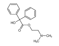 2-(dimethylamino)ethyl 2-hydroxy-2,2-diphenylacetate CAS:968-46-7 manufacturer & supplier