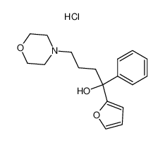 1-Furan-2-yl-4-morpholin-4-yl-1-phenyl-butan-1-ol; hydrochloride CAS:968-67-2 manufacturer & supplier