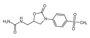 Urea, [[3-[4-(methylsulfonyl)phenyl]-2-oxo-5-oxazolidinyl]methyl]- CAS:96800-31-6 manufacturer & supplier