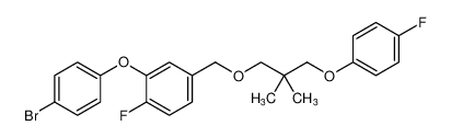 2-(4-bromophenoxy)-1-fluoro-4-((3-(4-fluorophenoxy)-2,2-dimethylpropoxy)methyl)benzene CAS:96800-91-8 manufacturer & supplier