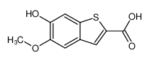 Benzo[b]thiophene-2-carboxylic acid, 6-hydroxy-5-methoxy- CAS:96802-91-4 manufacturer & supplier