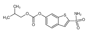 Carbonic acid isobutyl ester 2-sulfamoyl-benzo[b]thiophen-6-yl ester CAS:96803-29-1 manufacturer & supplier