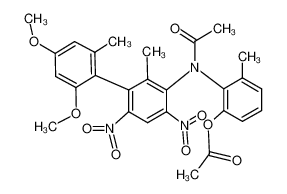 N-(2-acetoxy-6-methyl-phenyl)-N-(2',4'-dimethoxy-2,6'-dimethyl-4,6-dinitro-biphenyl-3-yl)-acetamide CAS:96808-59-2 manufacturer & supplier