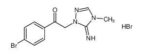 1-(4-bromophenyl)-2-(5-imino-4-methyl-4,5-dihydro-1H-1,2,4-triazol-1-yl)ethan-1-one hydrobromide CAS:96813-71-7 manufacturer & supplier