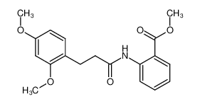 methyl N-(3-(2,4-dimethoxyphenyl)propanoyl)anthranilate CAS:96818-15-4 manufacturer & supplier