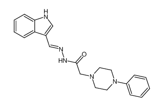 (4-Phenyl-piperazin-1-yl)-acetic acid [1-(1H-indol-3-yl)-meth-(E)-ylidene]-hydrazide CAS:96821-65-7 manufacturer & supplier