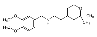 N-(3,4-dimethoxybenzyl)-2-(2,2-dimethyltetrahydro-2H-pyran-4-yl)ethan-1-amine CAS:96822-20-7 manufacturer & supplier