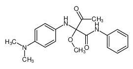 2-((4-(dimethylamino)phenyl)amino)-2-methoxy-3-oxo-N-phenylbutanamide CAS:96824-21-4 manufacturer & supplier