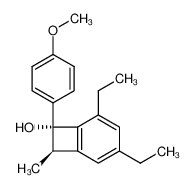 (7R,8R)-3,5-Diethyl-7-(4-methoxy-phenyl)-8-methyl-bicyclo[4.2.0]octa-1(6),2,4-trien-7-ol CAS:96825-61-5 manufacturer & supplier