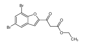 3-(5,7-dibromo-benzofuran-2-yl)-3-oxo-propionic acid ethyl ester CAS:96829-78-6 manufacturer & supplier