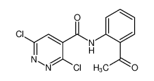 4-Pyridazinecarboxamide, N-(2-acetylphenyl)-3,6-dichloro- CAS:96831-18-4 manufacturer & supplier