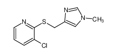 Pyridine, 3-chloro-2-[[(1-methyl-1H-imidazol-4-yl)methyl]thio]- CAS:96831-70-8 manufacturer & supplier