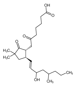 7-((1R,5R)-5-((E)-3-hydroxy-5-methyloct-1-en-1-yl)-3,3-dimethyl-2-oxocyclopentyl)-6-oxoheptanoic acid CAS:96832-64-3 manufacturer & supplier