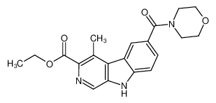 6-morpholinocarbonyl-4-methyl-β-carboline-3-carboxylic acid ethyl ester CAS:96833-00-0 manufacturer & supplier