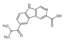 9H-Pyrido[3,4-b]indole-3-carboxylic acid, 6-[(dimethylamino)carbonyl]- CAS:96833-18-0 manufacturer & supplier