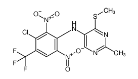 N-(3-chloro-2,6-dinitro-4-(trifluoromethyl)phenyl)-2-methyl-4-(methylthio)pyrimidin-5-amine CAS:96834-03-6 manufacturer & supplier