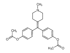 Acetic acid 4-[(4-acetoxy-phenyl)-(1-methyl-piperidin-4-ylidene)-methyl]-phenyl ester CAS:96835-43-7 manufacturer & supplier