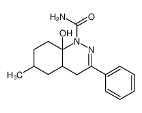 8a-Hydroxy-6-methyl-3-phenyl-4a,5,6,7,8,8a-hexahydro-4H-cinnoline-1-carboxylic acid amide CAS:96835-85-7 manufacturer & supplier