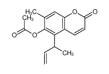 5-(1'-methylallyl)-6-acetoxy-7-methylcoumarin CAS:96836-26-9 manufacturer & supplier