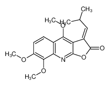 4,7,8-Trimethoxy-3-[2-methyl-prop-(E)-ylidene]-3H-furo[2,3-b]quinolin-2-one CAS:96838-31-2 manufacturer & supplier