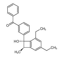 [3-((7R,8R)-3,5-Diethyl-7-hydroxy-8-methyl-bicyclo[4.2.0]octa-1(6),2,4-trien-7-yl)-phenyl]-phenyl-methanone CAS:96844-91-6 manufacturer & supplier